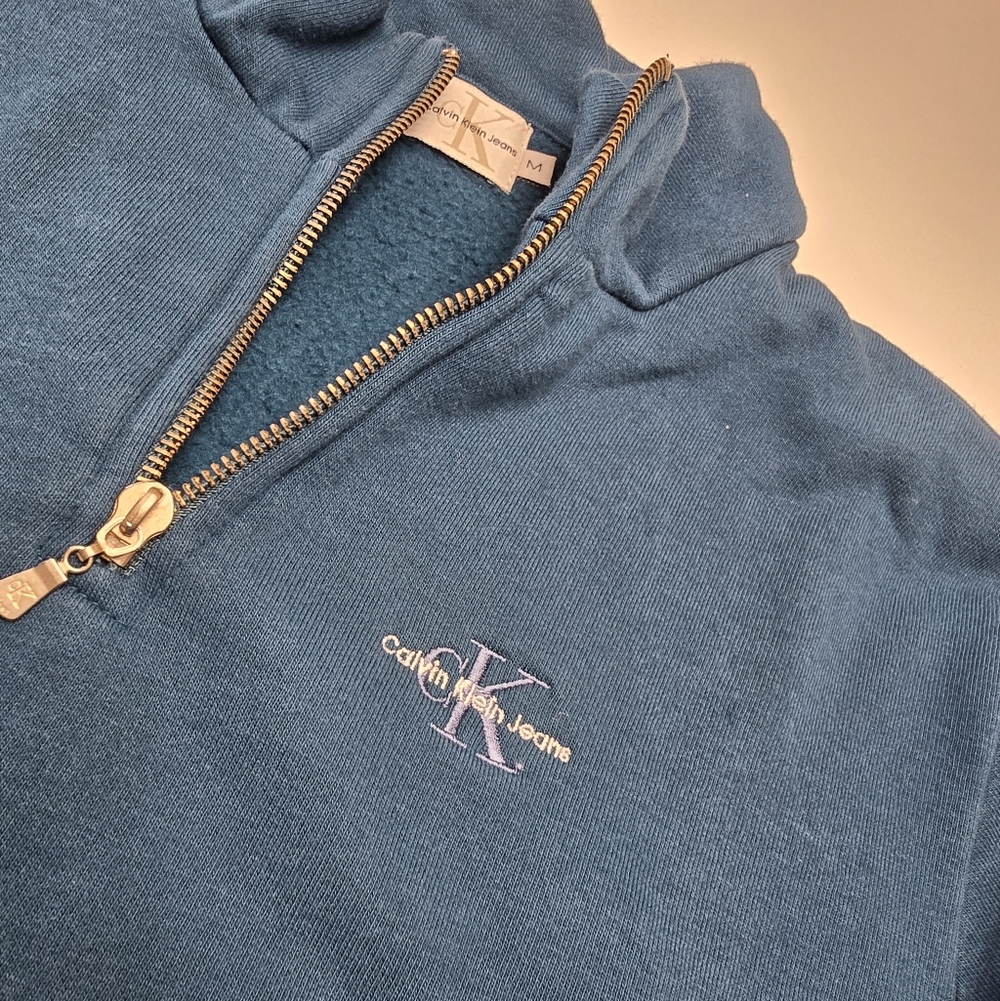 Calvin Klein Ladies M Blue Sweat Shirt